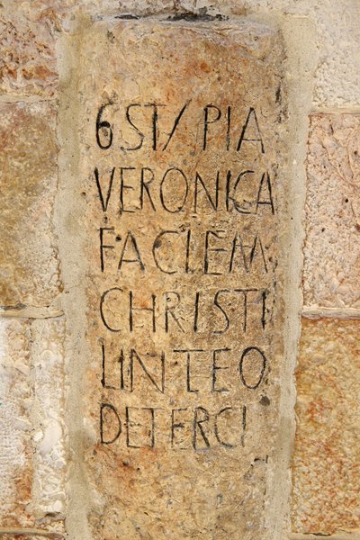 Via Dolorosa, šestá stanice, The Veil of Veronica, Jeruzalém, Izrael od Unbekannt