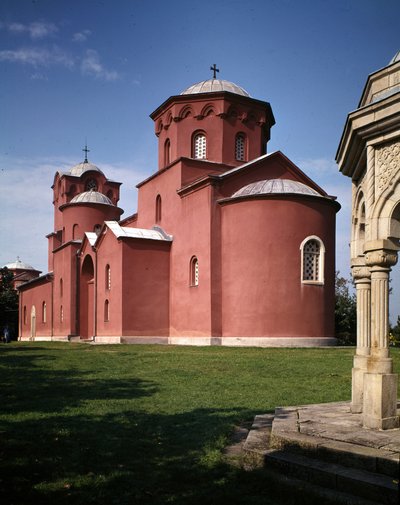 Pohled na exteriér, cca 1315 (foto) od Unbekannt