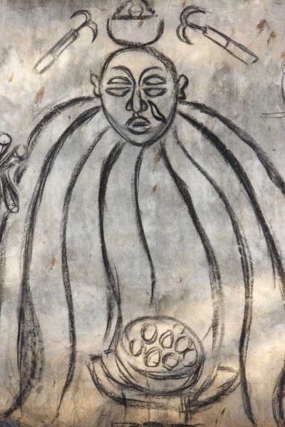 Voodoo božství, Lome, Togo od Unbekannt