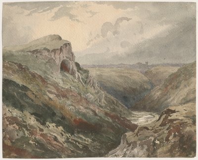 Wetton Dale: malba akvarelem, nd [?19. století] od Unbekannt
