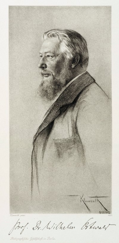 Wilhelm Ostwald, lotyšský chemik, c 1910 od Unbekannt