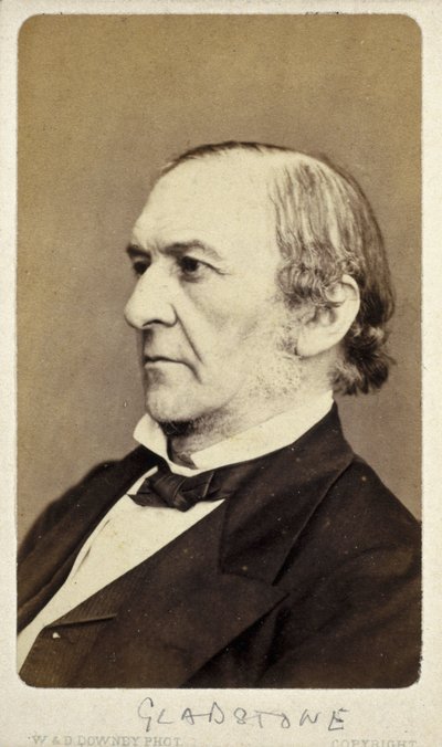 William Ewart Gladstone, anglický liberální státník, c 1870 od Frederick (attr. to) Barnard