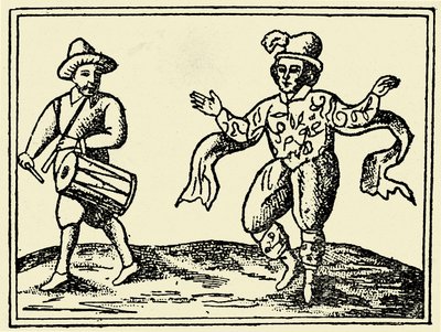 William Kempe tančí Morris od Unbekannter Künstler