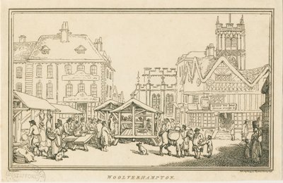 Wolverhampton - Market Place: lept, nd [c 1799] od Unbekannt
