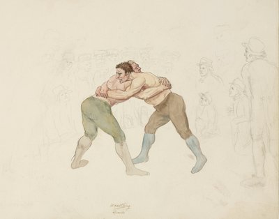 Zápas, Northumberland, c 1805-1820 od Unbekannt