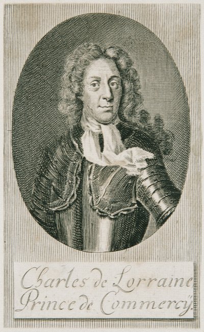 Karel V. Leopold vévoda lotrinský od Unbekannter Stecher