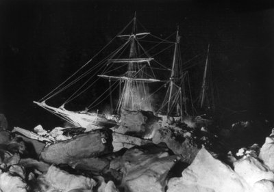 Imperial Trans-Antarctic Expedition: die Endurance festgefroren, ca. 1914-17 von Underwood & Underwood