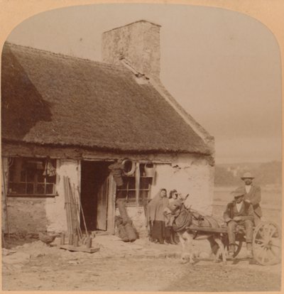 Obchod se smíšeným zbožím, Killorgin, Irsko, 1901. od Underwood and Underwood