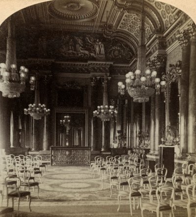 Ballroom, Buckinghamský palác, Londýn. od Underwood and Underwood