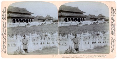 Domov císařovny vdovy, Peking, Čína, 1901. od Underwood and Underwood