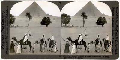 Velká pyramida v Gíze, Egypt, 1905. od Underwood and Underwood