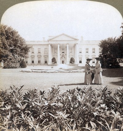 Bílý dům, historické sídlo náčelníka národů - severní fronta-Washington, DC, 1908 od Underwood and Underwood