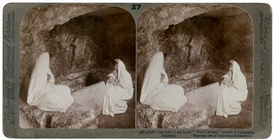 Hrob Ježíše, mimo Jeruzalém, Palestina, 1904. od Underwood and Underwood