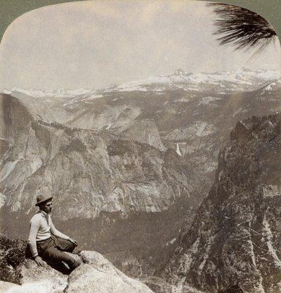 Yosemitské údolí, Kalifornie, USA, 1902 od Underwood and Underwood