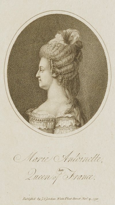 Marie Antoinetta, pozdější francouzská královna od Unidentified
