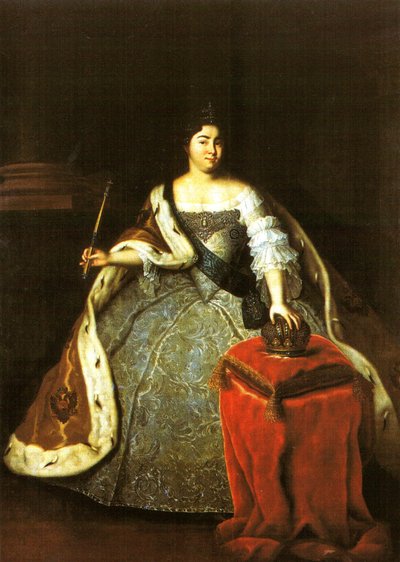 Portrét Kateřiny I. Ruska od Unidentified painter label QS