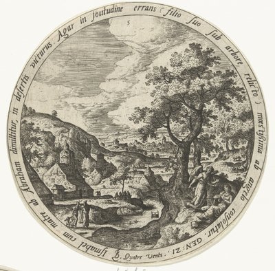 Abraham vyhání Hagar a Izmaela Životní příběh Abrahama (název série) od Unknown