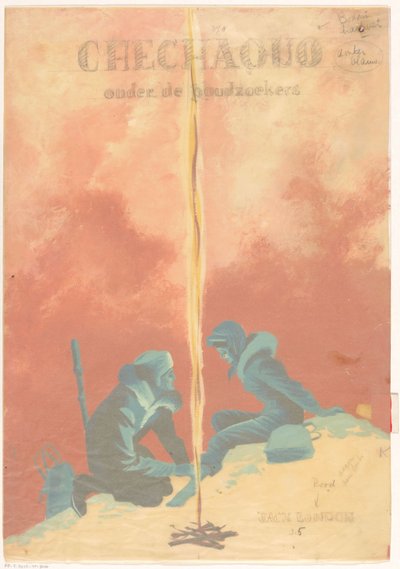 Návrh kapely pro: Jack London, Chechaquo mezi prospektory (Chechaquo a old timers), 1958 od Unknown