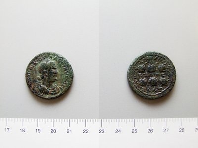 Mince Valeriana, římského císaře; Gallienus, císař římský z Anazarbusu od Unknown