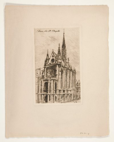 Paříž, La Sainte. Kaple od Unknown