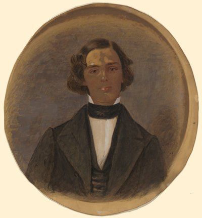 Portrét Johna Pritkina Nortona, M. A. 1846 (1822-1852), profesor zemědělské chemie, 1846-1852 od Unknown