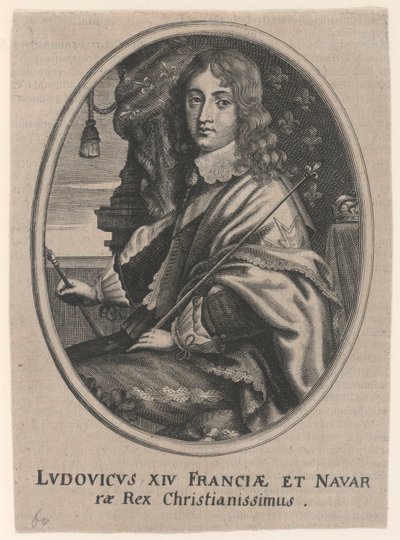 Portrét Ludvíka XIV., krále Francie a Navarry od Unknown