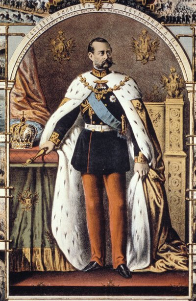 Portrét cara Alexandra II., císaře Ruska. od Unknown
