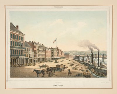Veřejné přistání, Cincinnati od Unknown