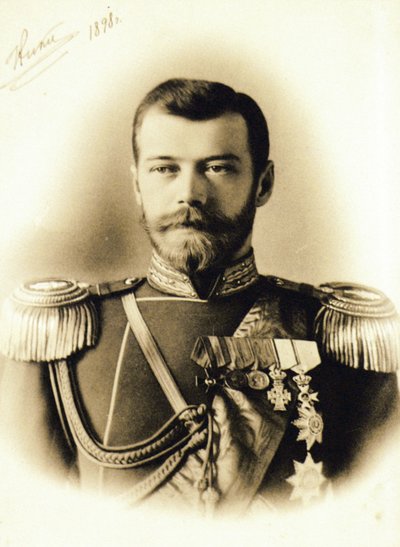 Ruský císař, car Nicholas II, 1898. od Unknown