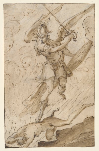 Saint Michael Vanquishing the Devil od Unknown