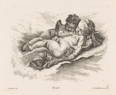 Slapende putti Putti (název série) od Unknown