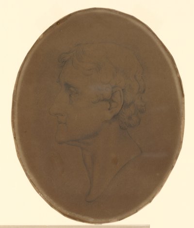 Thomas Jefferson - podle portrétu Gilberta Stuarta v Monticello od Unknown