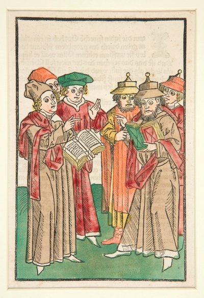 Three Christian and Three Jewish Scholars Disputing, illustration from Der Seelen-Wurzgarten   1339936   cs       czech Successfully Translated  Original: Head of an Old Man with Turban and Beard Translat: Head of an Old Man with Turban and Beard 1284622 c od Unknown