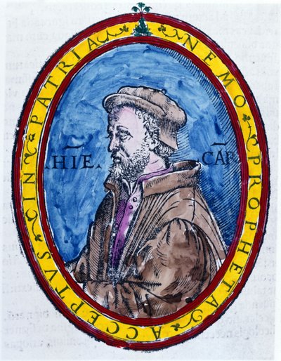 (Cardanus Hieronymus) Jerome Cardan v italštině Gerolamo Cardano, italský lékař, matematik, filozof a astrolog (Pavia od Unknown artist