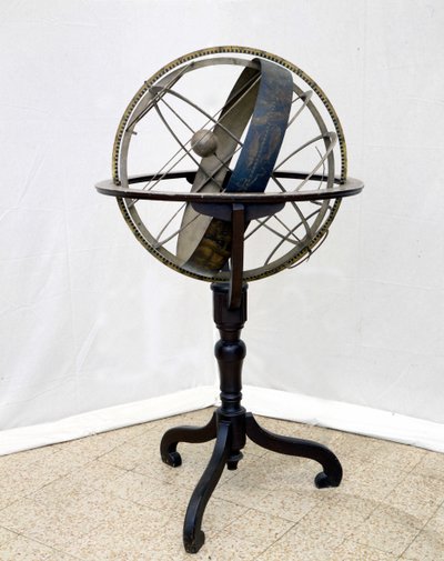 Armilární sféra 17. století: Milán, Národní muzeum věd a techniky. od Unknown artist