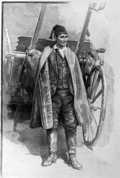 Rolník z okolí města Carini na Sicílii Rytina 19. stol od Unknown artist