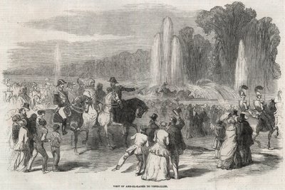 Abd al Qadir (1808-1883), alžírský bojovník za svobodu, s ministrem války Alphonse Henri d