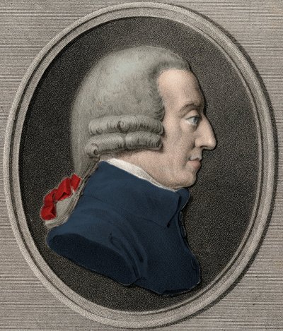 Adam Smith 1723-1790 - rytina - 19. stol od Unknown artist