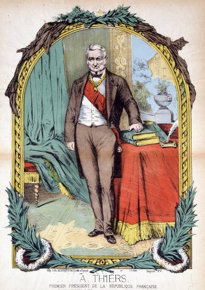 Adolphe Thiers (1797-1877), francouzský politik, novinář a historik. od Unknown artist