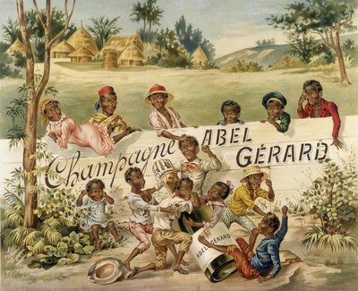 Reklamní plakát na Champagne Abel Gérard, konec 19. století od Unknown artist