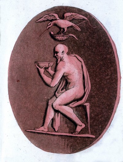Aischylos (asi 525-456 př. n. l.), řecký tragický básník. od Unknown artist