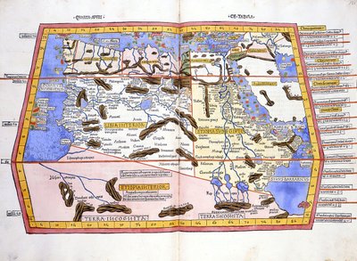 Afrika - v "Atlante Tolomeo" z Ptolemaia od Unknown artist