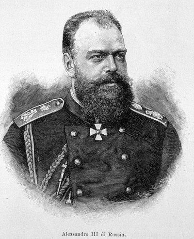 Alexander III (Alexandrovič) císař Ruska od Unknown artist