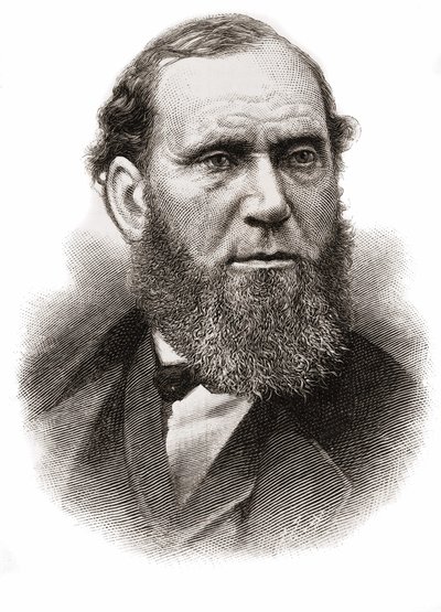 Allan Pinkerton (1819-1884), americký detektiv skotského původu. od Unknown artist