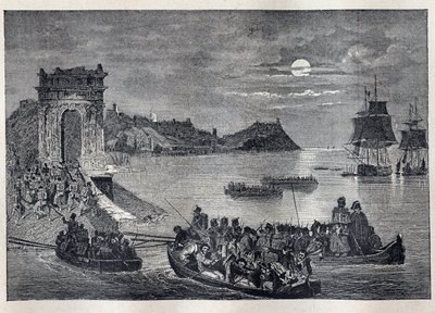 Ancona (Ancona) - expedice Ancona do Itálie zahájená Ludvíkem Filipem I. v noci z 22. na 23. února od Unknown artist