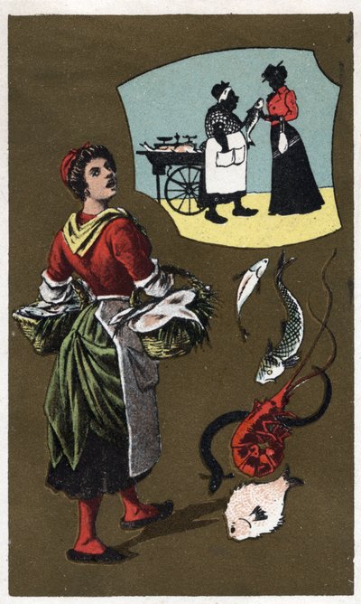 Anonymní chromolitografie, konec 19. století. od Unknown artist