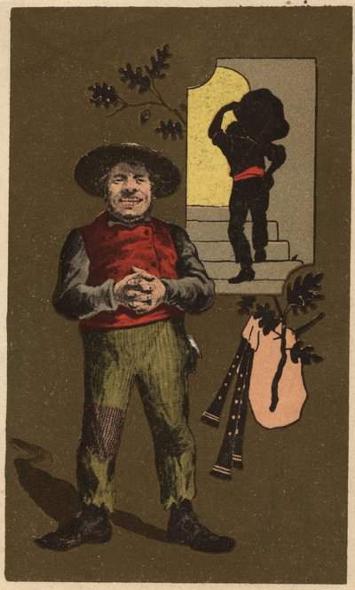 Anonymní chromolitografie, konec 19. století. od Unknown artist