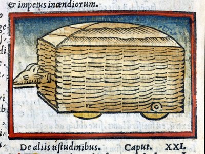 Beran – druh tanku – v „“De architectura“““ z Vitruvy z roku 1630. od Unknown artist