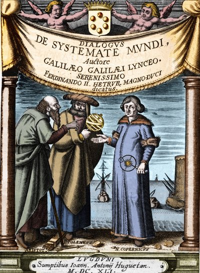Aristoteles, Ptolemaios a Mikuláš Koperník (Nicolaus Copernicus od Unknown artist