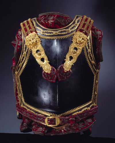 Truhla s brněním navržená pro císaře Napoleona I. (1769-1821) v roce 1807 pro bitvu u Tilsitu (Tilsitt) v roce 1807. Paříž, Muzeum Čestné legie od Unknown artist